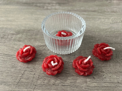 Mini Rose Candles