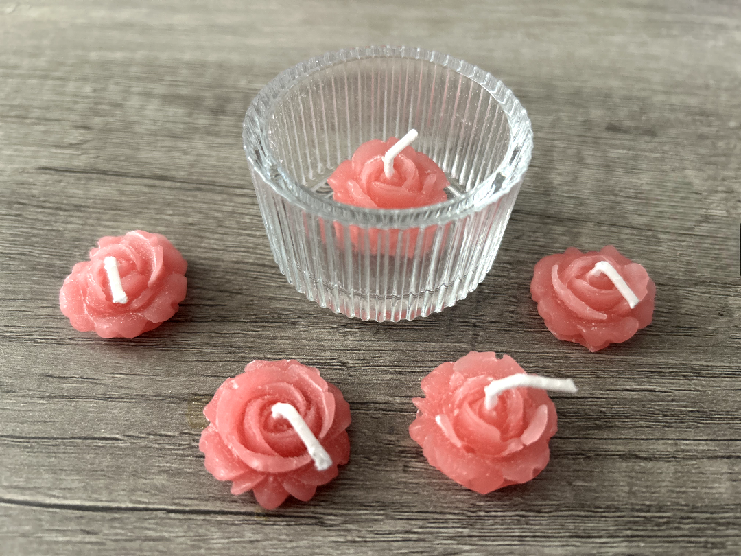 Mini Rose Candles