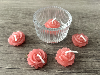 Mini Rose Candles