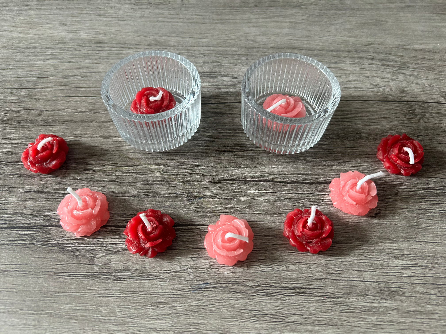 Mini Rose Candles